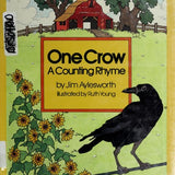 One Crow, A Counting Rhyme, Jim Aylesworth, Paperback book cover