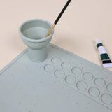Art Painting Silicone Placemat Seafoam