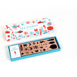 Sea Stamps- 25 Stamps, 2 Ink Pads