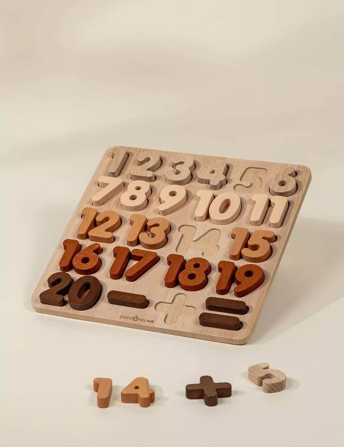 Wooden Numbers Set