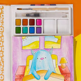 Watercolor Monster Painting Book - 30 pages