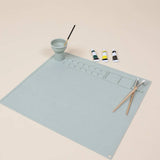Art Painting Silicone Placemat Seafoam