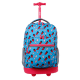 J World Sunrise Rolling Backpack (18 Inch)