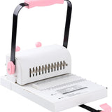 Cinch Book Binding Machine with Slide Ruler Compatible with Wire or Spiral Coils