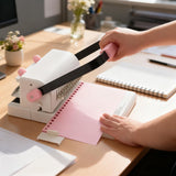 Cinch Book Binding Machine with Slide Ruler Compatible with Wire or Spiral Coils