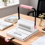 Cinch Book Binding Machine with Slide Ruler Compatible with Wire or Spiral Coils
