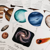 Solar System Flashcards (Set of 15 Cards)