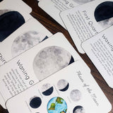 Moon Phases Flashcards (Set of 9 Cards)