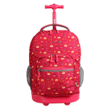 J World Sunrise Rolling Backpack (18 Inch)