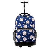 J World Sunrise Rolling Backpack (18 Inch)