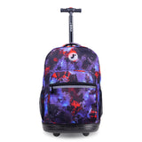 J World Sunrise Rolling Backpack (18 Inch)