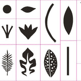 Stamp Garden- 25 Stamps, 2 Ink Pads