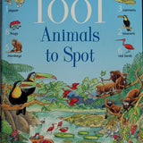 1001 Animals to Spot- Usborne, Ruth Brocklehurst, Paperback book cover