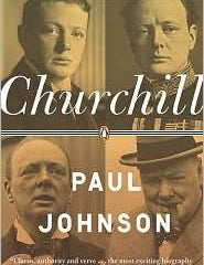 Churchill, Paul Johnson, Paperback book cover