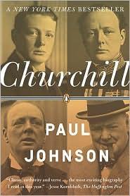 Churchill, Paul Johnson, Paperback book cover