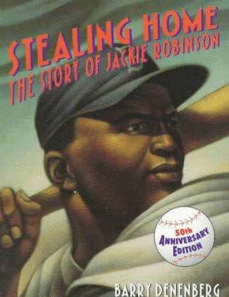 Stealing Home: The Story of Jackie Robinson, Barry Denenberg, Paperback book cover