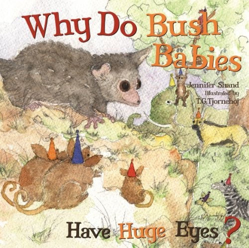 Why Do Bush Babies Have Huge Eyes?, Jennifer Shand, Board Book book cover