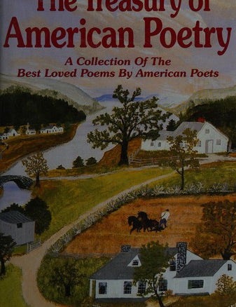 The Treasury of American Poetry, Editor Nancy Sullivan, Hardcover book cover