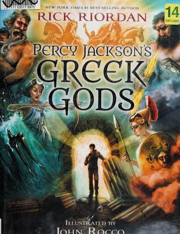 Percy Jackson's Greek Gods, Rick Riordan, Hardcover book cover