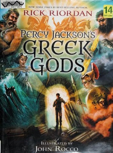 Percy Jackson's Greek Gods, Rick Riordan, Hardcover book cover