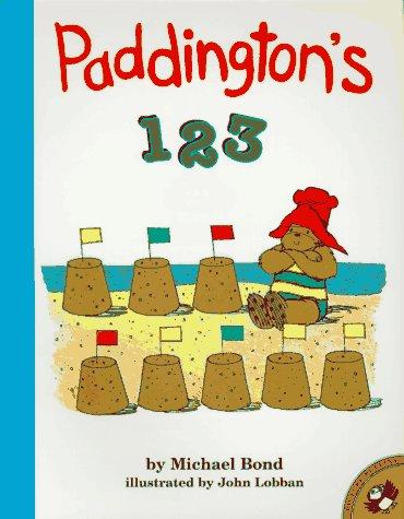 Paddington's 1 2 3, Michael Bond, Paperback book cover
