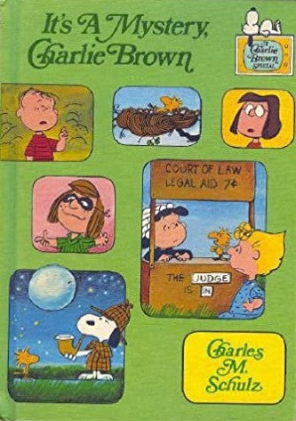 It’s A Mystery Charlie Brown, Charles M. Schulz, Hardcover book cover