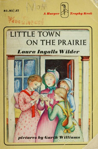 Little Town on the Prairie, Laura Ingalls Wilder, Paperback book cover