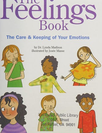 The Feelings Book, Dr. Lynda Madison, Paperback book cover