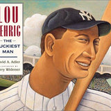 Lou Gehrig: The Luckiest Man, David A. Adler, Paperback book cover