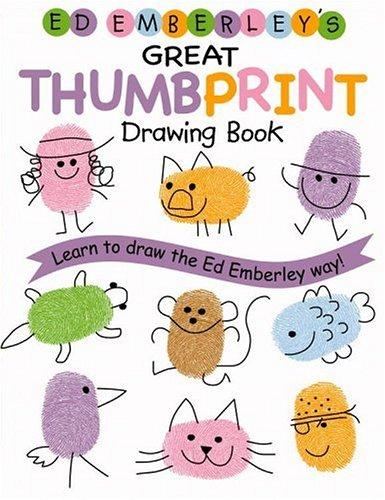 Ed Emberley's Great Thumbprint Drawing Book, Ed Emberley, Paperback book cover