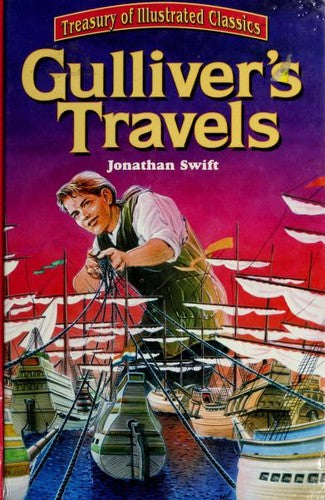 Gulliver’s Travels- Treasury of Illustrated Classics, Jonathan Swift, Hardcover book cover