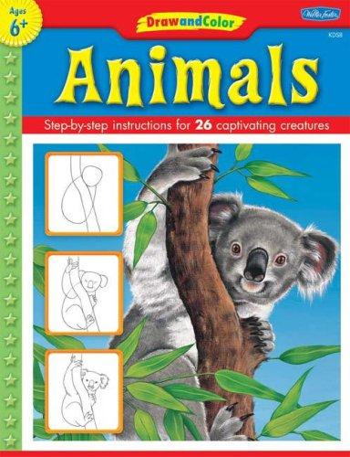 Animals: Step-by-Step Instructions for 26 Captivating Creatures, Diana Fisher, Paperback book cover