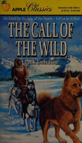 The Call of the Wild, Jack London, Paperback book cover