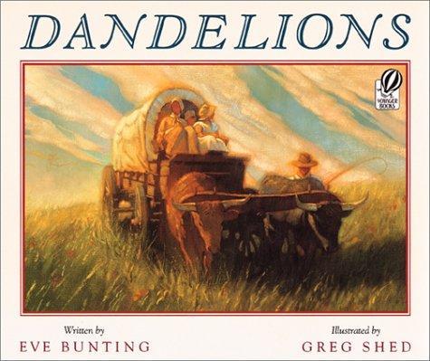Dandelions, Eve Bunting, Paperback book cover