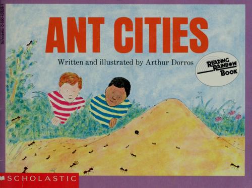 Ant Cities, Arthur Dorros, Paperback book cover