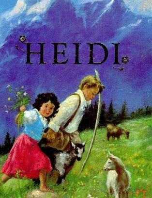Heidi, Johanna Spyri, Hardcover book cover